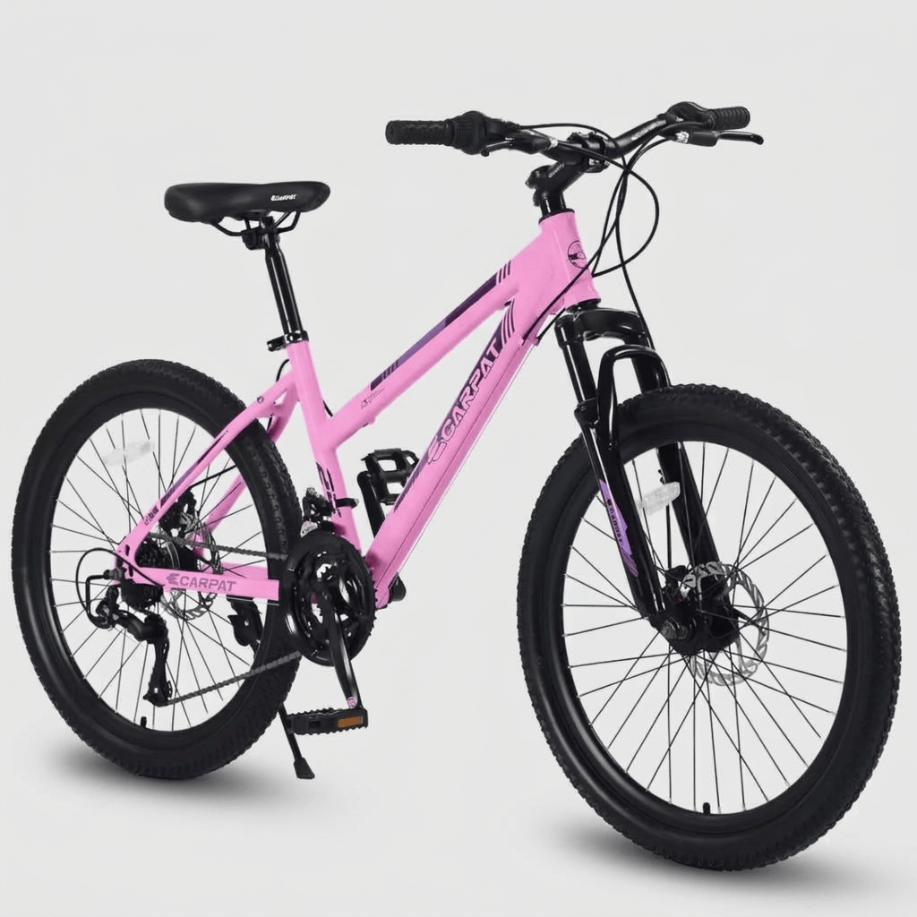 Women's Mountain Bike 24", 21 Speed, Disc Brakes
